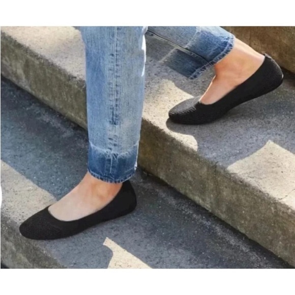 Allbirds Tree Breezers Lightweight Flats Charcoal Grey Black 10.5 Scandi Girl - Picture 2 of 16